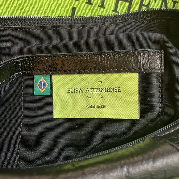 Eliza Atheniense Banana Croissant leather bag - Picture 4 of 7